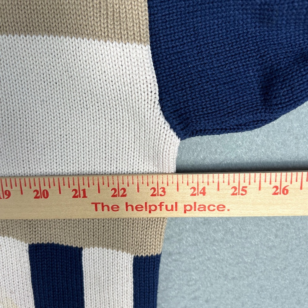 VTG Clubfellow‎ GOLF Sweater Mens XL Cotton Knit Golfing 1990s Striped Retro - Picture 10 of 11